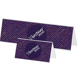 Portanombres de sobremesa y murales